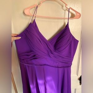 Elegant purple formal dress